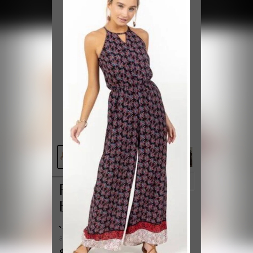 Miami sleeveless lined jumpsuit